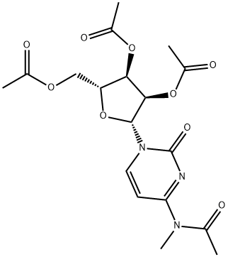 N-Acetyl-N-methylcytidine 2',3',5'-triacetate结构式