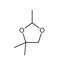 2,4,4-trimethyl-1,3-dioxolane Structure