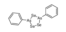 3,5-diphenyl-1,2,4,3,5-triselenadiarsolane Structure