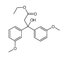 ethyl 3,3-bis-(3-methoxyphenyl)-3-hydroxypropionate Structure