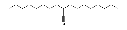 2-octyldecanenitrile Structure