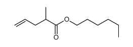 hexyl 2-methyl-4-pentenoate Structure