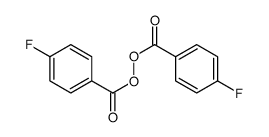 (4-fluorobenzoyl) 4-fluorobenzenecarboperoxoate结构式