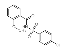 N-(4-chlorophenyl)sulfonyl-2-methoxy-benzamide picture