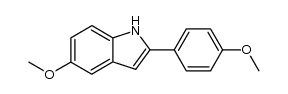 5-methoxy-2-(4-methoxyphenyl)indole Structure