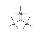 bis(trimethylsilyl)methylidene-trimethyl-λ5-arsane Structure