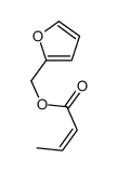 furfuryl-2-butenoate Structure