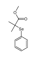 methyl 2-methyl-2-phenylselanylpropanoate Structure