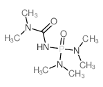 Urea,N'-[bis(dimethylamino)phosphinyl]-N,N-dimethyl- Structure