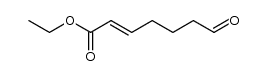ethyl 6-formylhex-2-enoate结构式