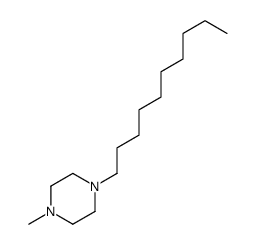 1-decyl-4-methylpiperazine结构式