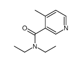 N,N-diethyl-4-methylpyridine-3-carboxamide结构式