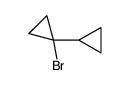 1-bromo-1-cyclopropylcyclopropane Structure