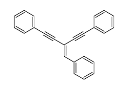 (3-benzylidene-5-phenylpenta-1,4-diynyl)benzene结构式