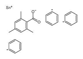 triphenylstannyl 2,4,6-trimethylbenzoate Structure