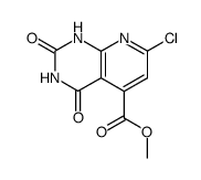 7-chloro-2,4-dioxo-1,2,3,4-tetrahydro-pyrido[2,3-d]pyrimidine-5-carboxylic acid methyl ester结构式