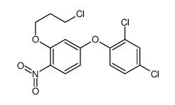 2-(3-chloropropoxy)-4-(2,4-dichlorophenoxy)-1-nitrobenzene Structure