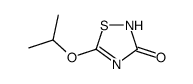 5-propan-2-yloxy-1,2,4-thiadiazol-3-one结构式