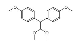 1-[2,2-dimethoxy-1-(4-methoxyphenyl)ethyl]-4-methoxybenzene结构式
