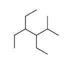 3,4-diethyl-2-methylhexane Structure