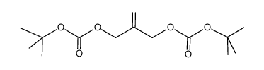 carbonic acid 2-tert-butoxycarbonyloxymethyl-allyl ester tert-butyl ester Structure