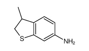 3-methyl-2,3-dihydro-1-benzothiophen-6-amine结构式