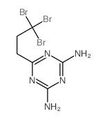 2,4-Diamino-6-(3,3,3-tribromopropyl)-1,3,5-triazine结构式