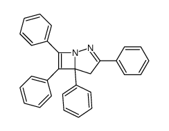 3,5,6,7-tetraphenyl-1,2-diazabicyclo[3.2.0]hepta-2,6-diene结构式
