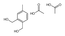 acetic acid,[2-(hydroxymethyl)-4-methylphenyl]methanol结构式