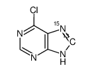 [8-13C-7-15N]-6-chloropurine Structure