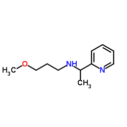 (3-METHOXY-PROPYL)-(1-PYRIDIN-2-YL-ETHYL)-AMINE structure