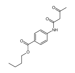 butyl 4-(3-oxobutanoylamino)benzoate Structure