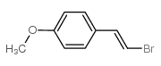 Benzene,1-(2-bromoethenyl)-4-methoxy- structure