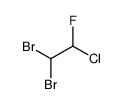 1,1-dibromo-2-chloro-2-fluoroethane Structure