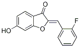 2-(2-氟苯亚甲基)-6-羟基-苯并呋喃-3-酮结构式