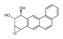 (1aR,2R,3S,11bS)-1a,2,3,11b-tetrahydrotetrapheno[8,9-b]oxirene-2,3-diol结构式