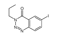 6-iodo-3-propyl-1,2,3-benzotriazin-4-one Structure