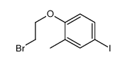 1-(2-bromoethoxy)-4-iodo-2-methylbenzene结构式