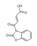 4-oxo-4-(2-oxo-1,3-benzoxazol-3-yl)but-2-enoic acid结构式
