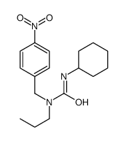 3-cyclohexyl-1-[(4-nitrophenyl)methyl]-1-propylurea结构式