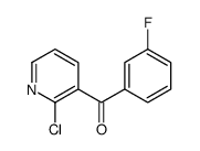 (2-chloropyridin-3-yl)-(3-fluorophenyl)methanone Structure