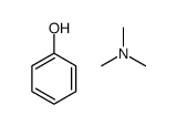 phenol, compound with trimethylamine (1:1)结构式