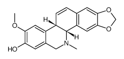 3-methoxy-12-methyl-(4br,11bc)-4b,11b,12,13-tetrahydro-[1,3]dioxolo[4',5':4,5]benzo[1,2-c]phenanthridin-2-ol结构式