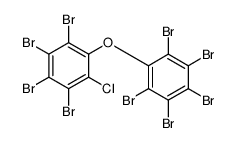 1,2,3,4,5-pentabromo-6-(2,3,4,5-tetrabromo-6-chlorophenoxy)benzene结构式