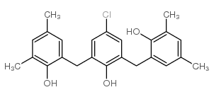 Phenol,4-chloro-2,6-bis[(2-hydroxy-3,5-dimethylphenyl)methyl]- Structure