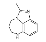 Imidazo[1,5,4-ef][1,5]benzodiazepine, 4,5,6,7-tetrahydro-2-methyl- (9CI)结构式