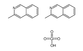 3-methylisoquinoline,perchloric acid Structure