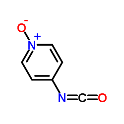 Pyridine, 4-isocyanato-, 1-oxide (9CI) structure