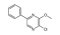 2-chloro-3-methoxy-5-phenylpyrazine Structure