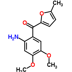 (2-AMINO-4,5-DIMETHOXY-PHENYL)-(5-METHYL-FURAN-2-YL)-METHANONE structure